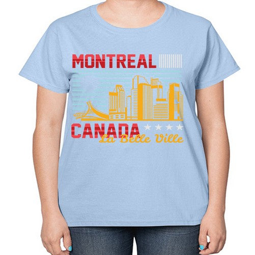 Montreal 1348# - cities-  Ladies T-Shirt