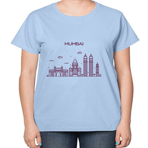Mumbai 1381# - cities-  Ladies T-Shirt