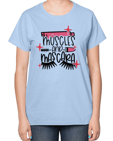 Muscles And Mascara Style 36# -makeup  Ladies T-Shirt