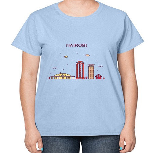 Nairobi 1404# - cities-  Ladies T-Shirt