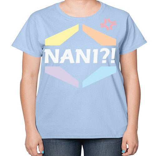 Nani What Funny Japanese Anime 270# - anime-  Ladies T-Shirt