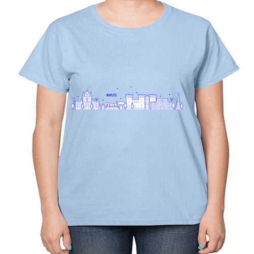 Naples 1413# - cities-  Ladies T-Shirt