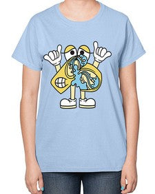 Nervous kebab 196# - cartoon food-  Ladies T-Shirt