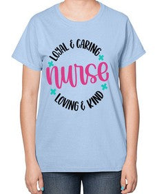 Nurse Loyal Caring Style Style 1178# - nurse-  Ladies T-Shirt