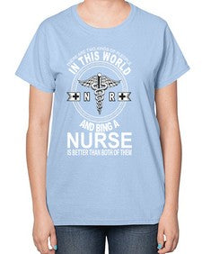 Nurse TransparentPNG Style 1206# - nurse-  Ladies T-Shirt