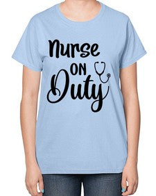 Nurse on duty 1188# - nurse-  Ladies T-Shirt