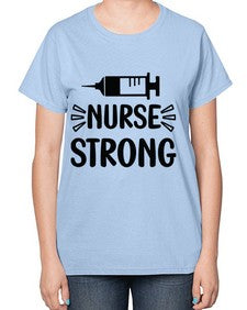 Nurse strong 1194# - nurse-  Ladies T-Shirt