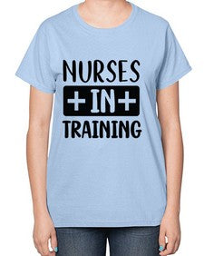 Nurses in training 1244# - nurse-  Ladies T-Shirt