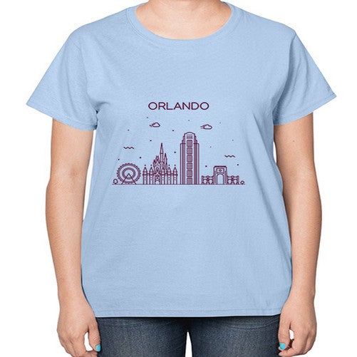 OrlandoFL 1542# - cities-  Ladies T-Shirt