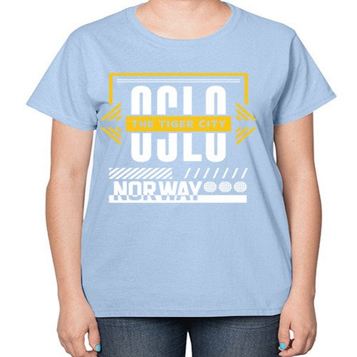 Oslo 1553# - cities-  Ladies T-Shirt