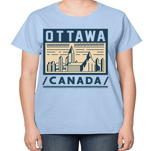Ottawa 1557# - cities-  Ladies T-Shirt