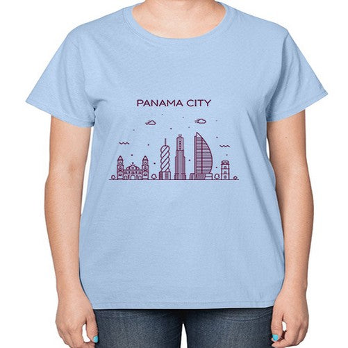 PanamaCity 1571# - cities-  Ladies T-Shirt