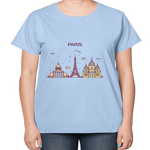Paris 1580# - cities-  Ladies T-Shirt