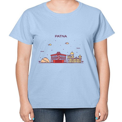 Patna 1584# - cities-  Ladies T-Shirt