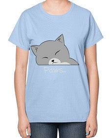 Paws - cats-  Ladies T-Shirt