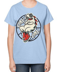 Pay the chills 201# - cartoon general-  Ladies T-Shirt