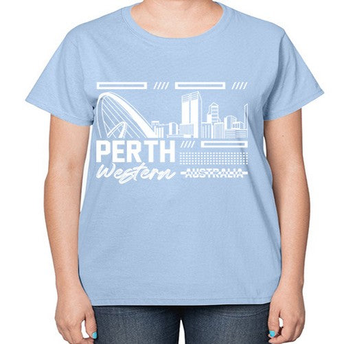 Perth 1597# - cities-  Ladies T-Shirt