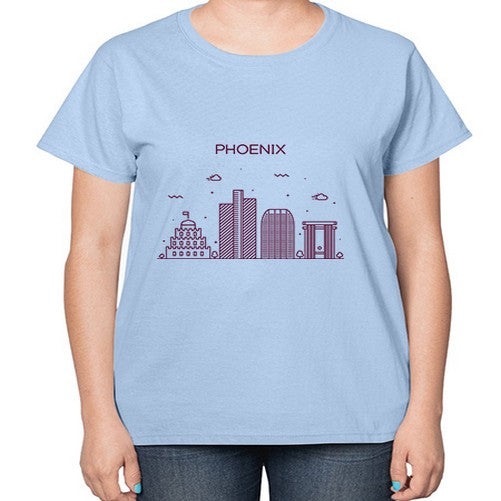 Phoenix 1612# - cities-  Ladies T-Shirt