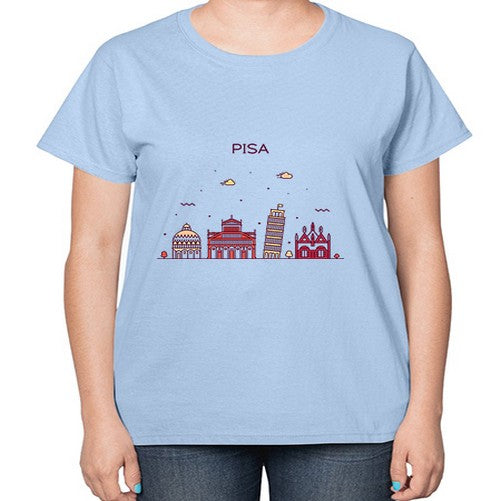 Pisa 1622# - cities-  Ladies T-Shirt