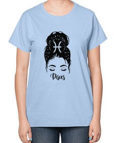 Pisces Woman - pisces-  Ladies T-Shirt
