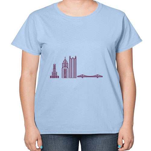 Pittsburgh 1625# - cities-  Ladies T-Shirt