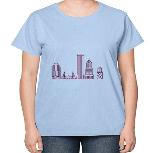 PortlandOregon 1681# - cities-  Ladies T-Shirt