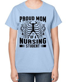 Proud mom Style 1338# - nurse-  Ladies T-Shirt