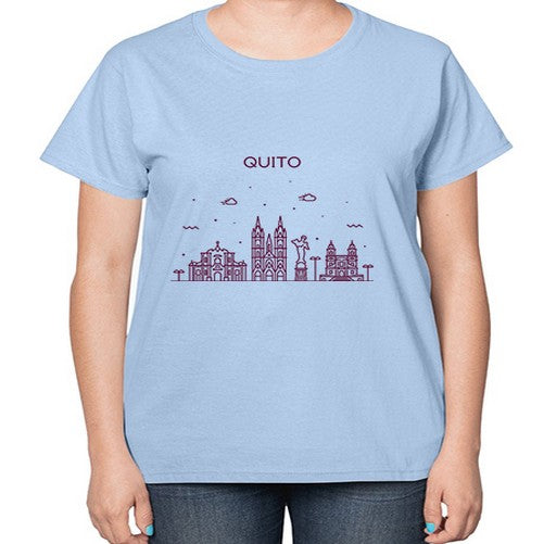 Quito 1701# - cities-  Ladies T-Shirt