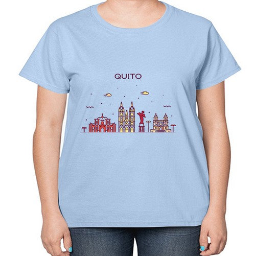Quito 1703# - cities-  Ladies T-Shirt