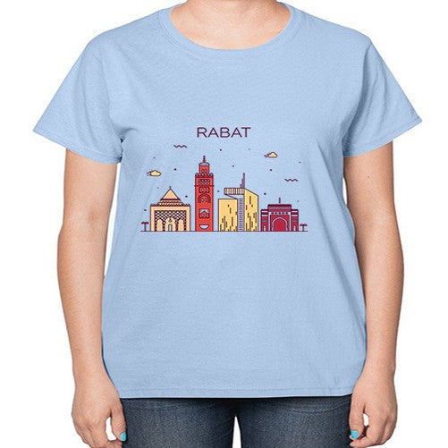 Rabat 1706# - cities-  Ladies T-Shirt