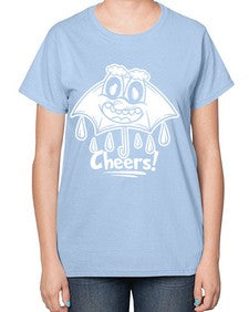 Rainy cheers 205# - cartoon general-  Ladies T-Shirt