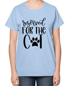 Reserved For The Cat Style 104# - cats-  Ladies T-Shirt