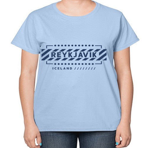 Reykjavik 1718# - cities-  Ladies T-Shirt