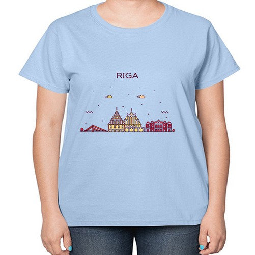 Riga 1729# - cities-  Ladies T-Shirt