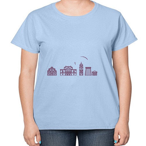 Rijeka 1731# - cities-  Ladies T-Shirt