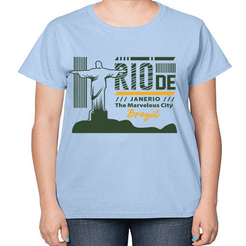 Rio de Janerio 1734# - cities-  Ladies T-Shirt