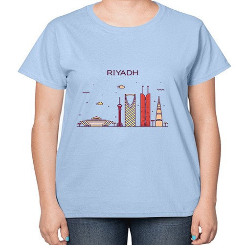 Riyadh 1742# - cities-  Ladies T-Shirt