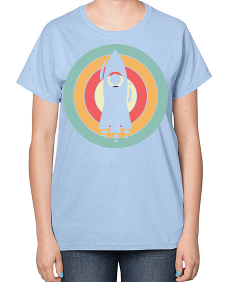 Rocket Scientist 150# - general science-  Ladies T-Shirt