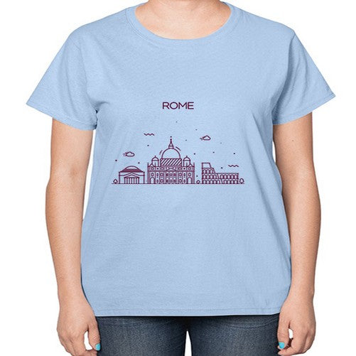 Rome 1748# - cities-  Ladies T-Shirt