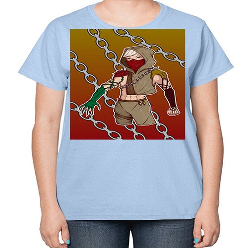Rose and demon 75# - anime-  Ladies T-Shirt