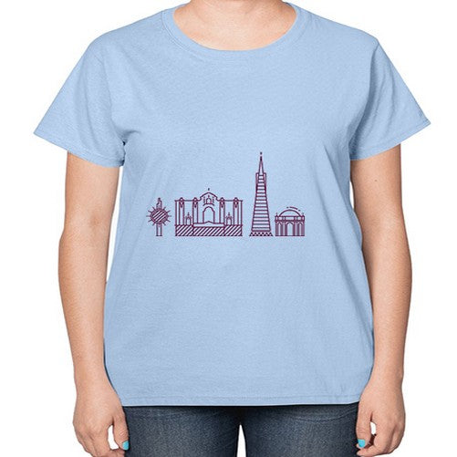 SanFrancisco 1789# - cities-  Ladies T-Shirt