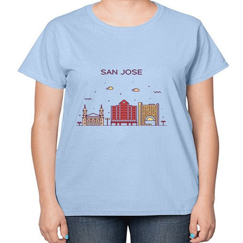 SanJoseCL 1793# - cities-  Ladies T-Shirt