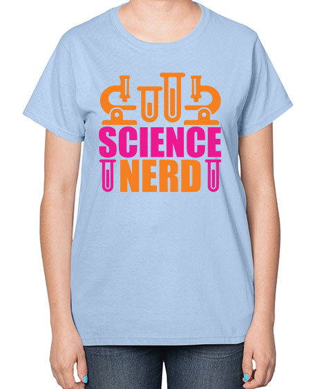 Science Nerd 59# - general science-  Ladies T-Shirt