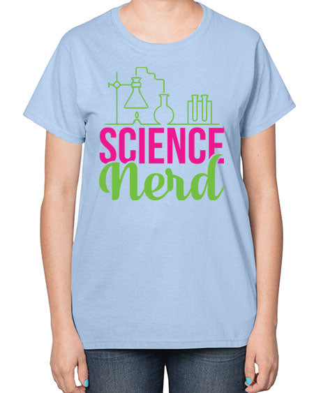 Science Nerd 60# - general science-  Ladies T-Shirt