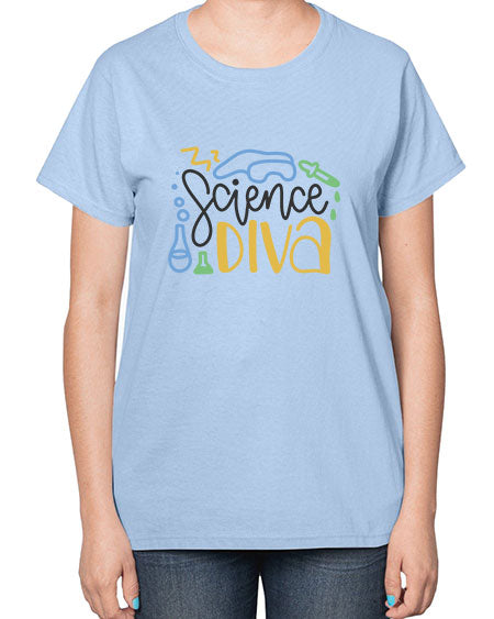 Sciencediva 43# - general science-  Ladies T-Shirt