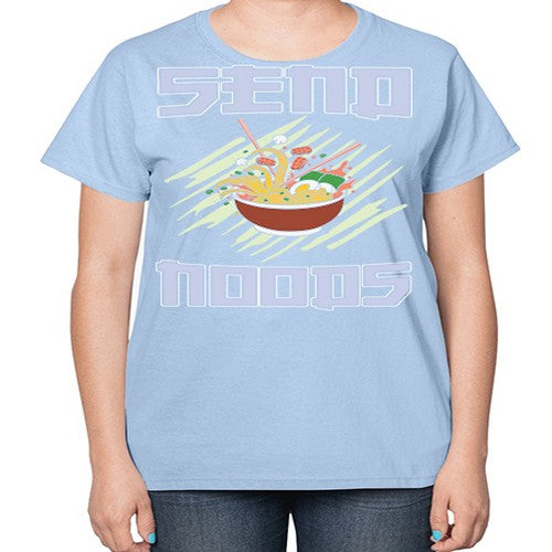 Send Noods Japanese Noodles Bowl Anime 282# - anime-  Ladies T-Shirt