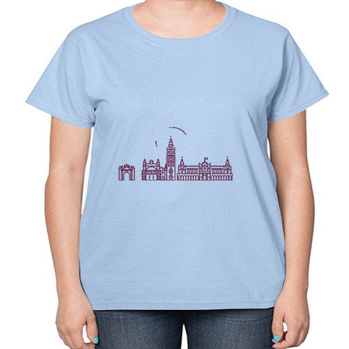 Seville 1820# - cities-  Ladies T-Shirt