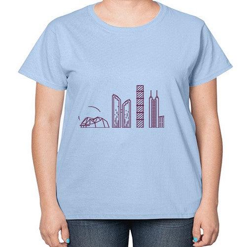 Shenzhen 1833# - cities-  Ladies T-Shirt