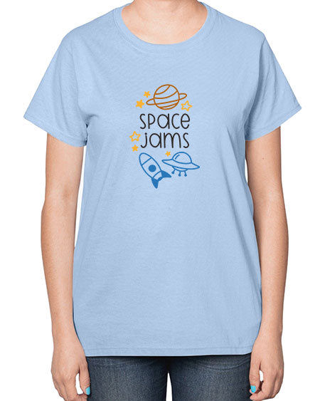 Spacejams 10# - space-  Ladies T-Shirt