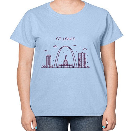 StLouis 1884# - cities-  Ladies T-Shirt